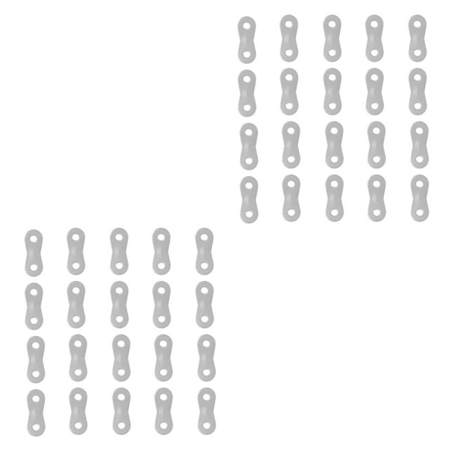 yingyy 20 Pieces Fastener Buckles Parachute Cord Buckle Wear-resistant Pull Rope Adjuster Outdoor Large Awning Wind Ropes Stopper Silver 2Set