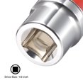 thumbnail image 3 of Unique Bargains 1/2-Inch Drive by 19mm Shallow Socket w Red Band, Cr-V, 6-Point, Metric, 3 of 4