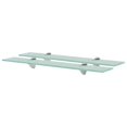 thumbnail image 1 of vidaXL Floating Shelves 2 pcs Glass 60x20 cm 8 mm, 1 of 4