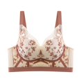 thumbnail image 1 of XZNGL Women Ethnic Style Comfortable Without Steel Rings Characteristic Pattern Magnetic Small Chest Collection Underwear Desire Sexy Bra, 1 of 3
