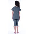 thumbnail image 2 of Moomaya Ensemble de Nuit pour Femmes Capri Coton 2 Pcs Chemises de Nuit, 2 of 6