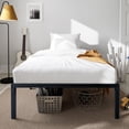 thumbnail image 2 of Amolife Cadre de Lit Plateforme en Métal Robuste Format Simple avec Grand Espace de Rangement sous le Lit de 16,5 Pieds', 2 of 8