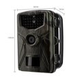 thumbnail image 1 of Camera 16MP 1080P Wildlife Trail Camera Night Vision Outdoor Surveillance Scouting Cam De Chasse Photo Trap ,Lightweight  Compact, 1 of 6