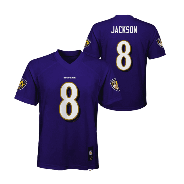 Outerstuff NFL Nike Baltimore Ravens Lamar Jackson Jersey - Youth Small