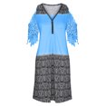 thumbnail image 3 of EQWLJWE Robes d'Été pour Femmes 2023 Robe Décontractée Aguichant Mode Été Col en V Manches Courtes Ample Imprimée, 3 of 5
