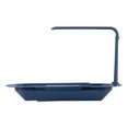 thumbnail image 2 of Oleegame 1PC Shower Soap Dish With Hook Adjustable To Fit Any Size Of Sinks Large Capacity StorageTelescopic Sink Storage Rack Blue, 2 of 3