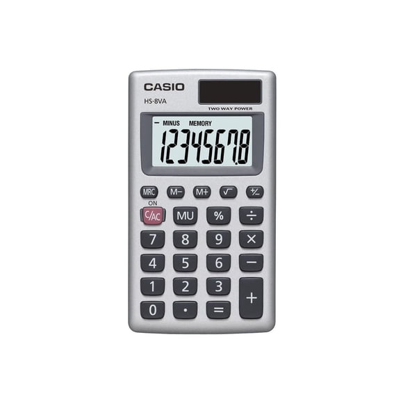 Casio HS-8VA Basic Pocket Calculator