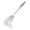 B, variant on Garden Rake Stainless Steel Rake Head with Slip Handle, Four Tooth 24x9x12.5cm and Eight Tooth 39.5x16x14.5cm, Leaf Rake Multi-Functional Garden Tools