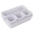 thumbnail image 2 of Xingzhi 8pcs Drawer Separate Organizer Free Combination Drawer Separate Box Storage Desk Drawer Storage Box Small Object Storage Case, 2 of 7