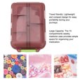 thumbnail image 3 of Travel Pill Organizer, 10 Compartments Pill Case Compact And Portable Pill Box Dispenser For Purse Vitamin Fish Oil Compartments Container Medicine Box, 3 of 8