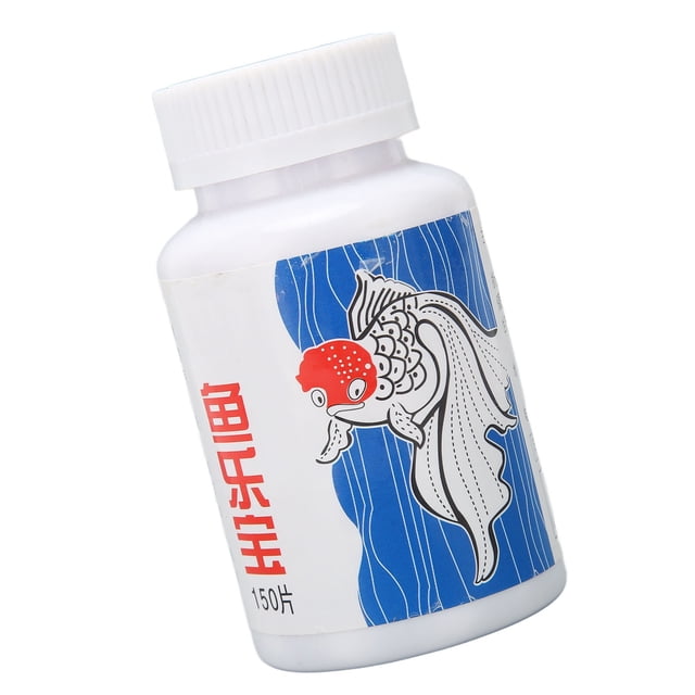 Aquarium Water Conditioner Treatment, Remove Chlorine Gas Inhibit Pollution Professional Fish Water Clarifier 150pcs for Water Purification for Aquarium