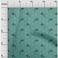 thumbnail image 1 of oneOone Silk Tabby Fabric Line & Floral Block Print Fabric By Yard 42 Inch Wide, 1 of 4