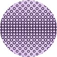 thumbnail image 1 of Ahgly Tapis d'Intérieur Lavable en Machine Carré Transitionnel Rebecca Violet, 3 Pieds Carré, 1 of 7
