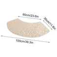thumbnail image 3 of EGNMCR Rugs for Living Room, Area Rug 1pc Memory Foam Bath Rug Embossed Bathroom Mat Water Absorbent And Washable Bath Rugs Non-Slip Thick Soft And Comfortable Carpet For Show catch mud, 3 of 6