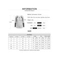 thumbnail image 3 of LAPA Women's Patchwork Long Sleeve Button Henley Shirt, 3 of 3