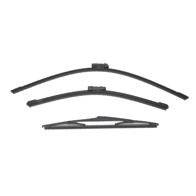 Windshield Wipers, Noise Reduction 3Pcs Windshield Wiper Blades Anti Crack for Car