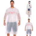 thumbnail image 2 of Coofit Rain Poncho Disposable Adult Waterproof Raincoat Emergency Poncho for Travel, 2 of 2