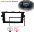 thumbnail image 1 of cpengpj Clearance 2Din ABS Car Stereo Radio Fascia Panel Frame For Corolla 2008-2010, 1 of 7