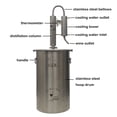 thumbnail image 2 of INTBUYING 60L Alcohol Distiller Moonshine Water Copper Wine Brew Kit Stainless Steel, 2 of 16