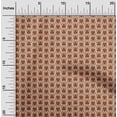thumbnail image 2 of oneOone Polyester Spandex Brown Fabric Geometric Craft Projects Decor Fabric Printed By The Yard 56 Inch Wide, 2 of 5