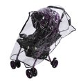 thumbnail image 2 of PVC Universal Waterproof Baby  Rain Cover, Transparent Non Toxic Wind Shield, Zipper Window Design, Foldable Easy to Carry, for General Umbrella Strollers, 2 of 7