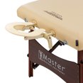 thumbnail image 4 of Master Massage 28 Pouces Paradise Pro Ensemble de Table de Massage Portable, Crème, 4 of 5