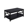 thumbnail image 1 of Convenience Concepts Town Square Coffee Table in Black Wood Finish, 1 of 4