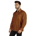 thumbnail image 4 of Bestman Solid Formal Shirt For Mens Button Down Shirt Front Patch Pocket Office Wear, 4 of 7