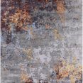 thumbnail image 1 of Ahgly Company Indoor Square Mid-Century Modern Puce Purple Oriental Area Rugs, 5' Square, 1 of 6