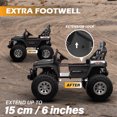 thumbnail image 3 of VOLTZ TOYS 24V Kids Ride-On Jeep Truck with Extendable Cabin, 2-Seater Off-Road Electric Car with Quad Motors & Parent Remote Control, EVA Rubber Wheels, Bluetooth, Gift for Boys & Girls Aged 3-8, 3 of 7