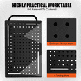 thumbnail image 1 of Kojooin Welding Table with Wheels, Storage and Pegboard, Heavy Duty Steel Mobile Welding Bench for Garage Workshop, 1 of 7