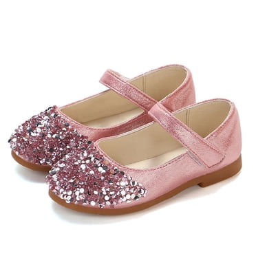 Princess Shoes for Girls Kids Toddler Infant Baby Girls Crystal Leather Single Shoes Party Princess Shoes
