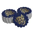 thumbnail image 1 of Inkdotpot Pack Of 50 Real Gold Foil Paper Tags Jingle All The Way Christmas Favor Hang Tags, 1 of 6