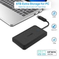 thumbnail image 5 of BENFEI 2.5 Inch SATA to USB Tool Free External Hard Drive Enclosure USB Type-C/Type-A to Sata Compatible for 2.5 Inch SSD(Optimized for SSD Support UASP SATA III), 5 of 5