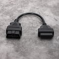 thumbnail image 4 of OTVIAP OBD 16Pin 0.3m/0.98ft Male To Female Extension Cable Diagnostic Adapter Connector,16Pin Diagnostic Connector,OBD Extension Cable, 4 of 8
