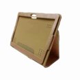 thumbnail image 1 of Universal 10/10.1 Inch Leather Stand Cover Case for Android Tablet 24X17cm PC Protective Cover Tablet Keyboard Case Protective Gold 10.1 inch, 1 of 6