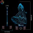 thumbnail image 4 of 3D Optical Illusion Night Light - 7 LED Color Changing Lamp - Cool Soft Light Safe for Kids - Solution for Nightmares - ATTOE s Tie Fighter, 4 of 5