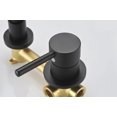 thumbnail image 4 of Robinets de Salle de Bain Muraux Noir Mat, Valve d'Encastrement Incluse, 4 of 8