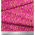 thumbnail image 3 of Soimoi Pink Silk Fabric Aboriginal Mosaic Decor Fabric Printed Yard 42 Inch Wide, 3 of 3