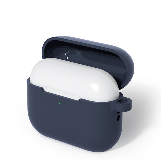 PANDACO Navy Soft Case for AirPods Pro (3rd Gen) Charging Case