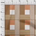 thumbnail image 2 of oneOone Polyester Spandex Brown Fabric Geometrical Fabric For Sewing Printed Craft Fabric By The Yard 56 Inch Wide, 2 of 4