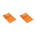 thumbnail image 3 of Youkk Polyester Chenille Bath Mat - Strong Water Absorption Exquisite Crafted Soft Texture No Shedding Orange 40cm*60cm 2Set, 3 of 6