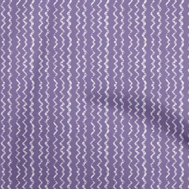 oneOone Polyester Spandex Purple Fabric Asian Batik Floral Craft Projects Decor Fabric Printed By The Yard 56 Inch Wide