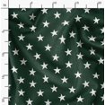 thumbnail image 2 of Soimoi Green Poly Georgette Fabric Stars Star Print Sewing Fabric BTY 42 Inch Wide, 2 of 6