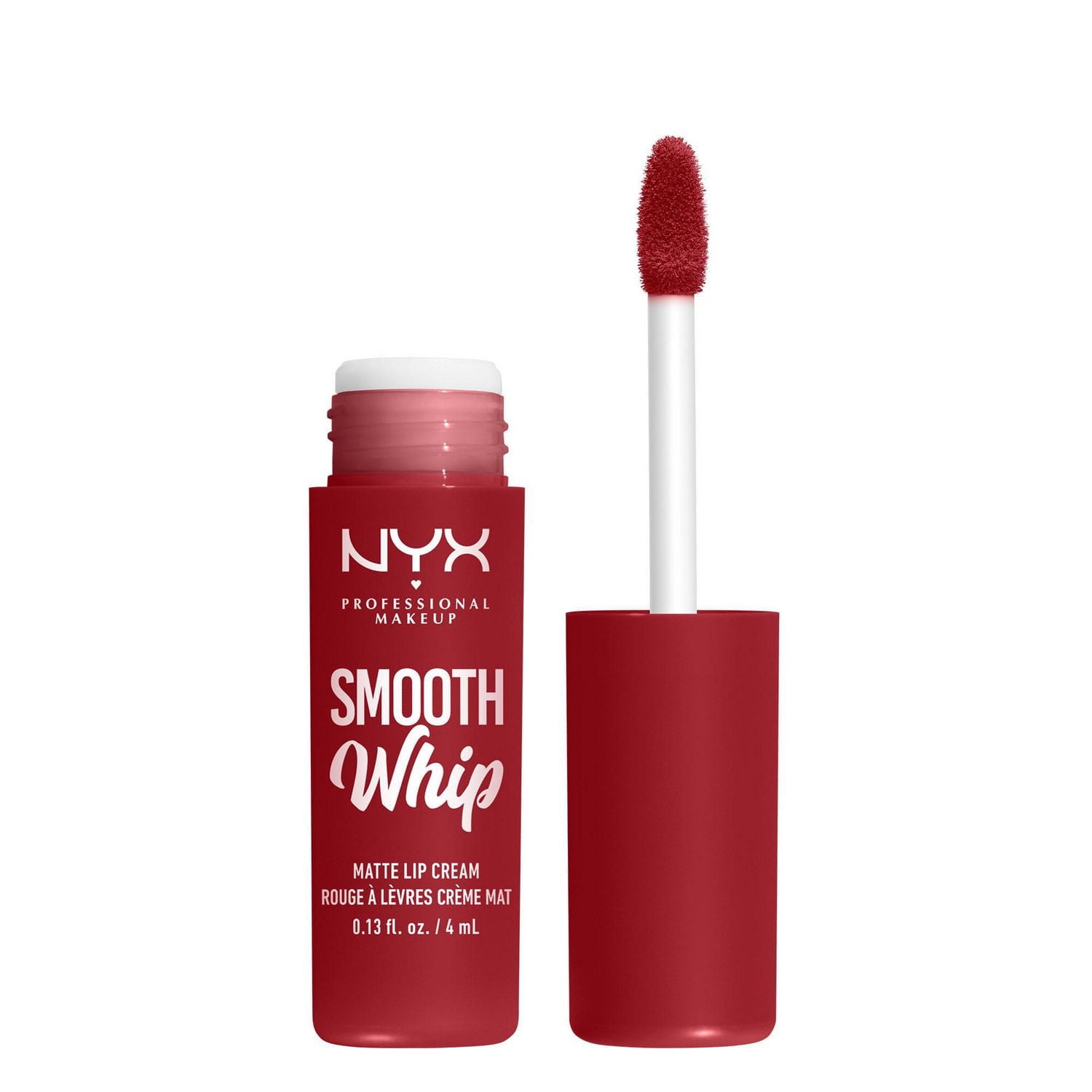 NYX PROFESSIONAL MAKEUP , Smooth Whip, Rouge à Lèvres Crème Mat, Beurre de Karité + Beurre de Cacao, Formule Végane