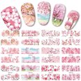 thumbnail image 1 of EGNMCR Nail Stickers Nail Watermark Sticker Gold Watercolor FlowerColor Nail Sticker 1PC Nail art, 1 of 2