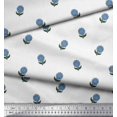 thumbnail image 3 of Soimoi Feuilles de Voile de Coton & Tissu Imprimé Floral 1 Yard 56 Inch Wide, 3 of 3