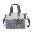 thumbnail image 4 of HILABEE Diaper Bag Tote Multi Outer Pockets Lightweight Waterproof Baby Changing Bag Blue White, 4 of 9