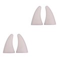 thumbnail image 3 of Baohd 2pieces Sticker Stand Out Crowd With Stylish Devil Horn Car Roof Decoration white 2Set, 3 of 6