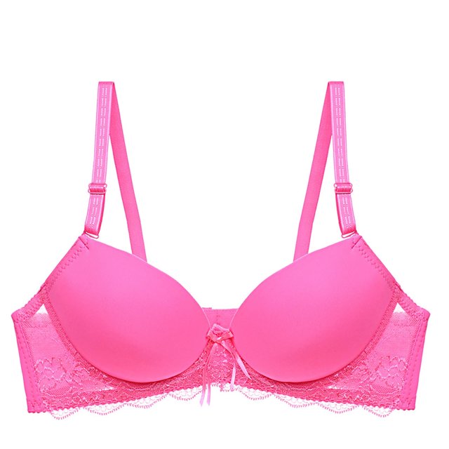 Bras for Women, Womens Solid Color Ring Oversized Gathering Underwear Daily Bra